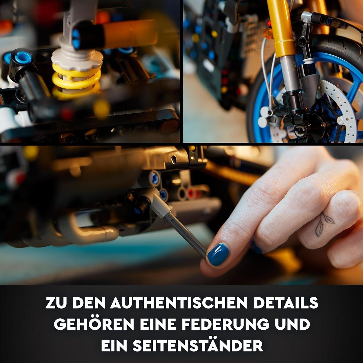 LEGO 42159 Technic Yamaha MT-10 SP motorfietsmodel voor volwassenen, authentiek voertuigmodel met 4 cilindermotor, functionele besturing en AR-app, cadeau voor mannen en vrouwen Bouwpakketten