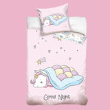 Beddengoed, Eenhoorn, Termana, voor tieners Beddengoed - kinderen Naty Shop