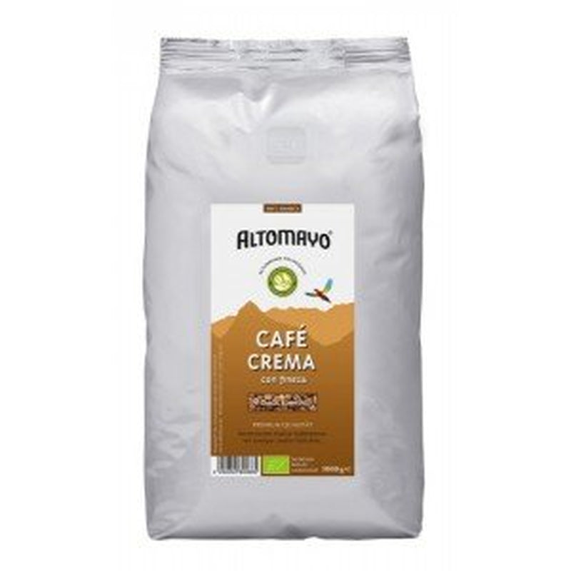 Biologische koffiebonen voor koffieroom 1 kg -