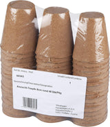 Windhager zaailingenpotten, 48 stuks, diameter 8 cm, bruin, zonder turf, 04343