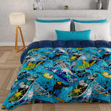 PETTI Artigiani Italiani - Winterquilt, Winterquilt, Eenvoudige quilt, Dubbelzijdig, Monocolor en digitaal printen, 100% hypoallergene microvezel, Made in Italy