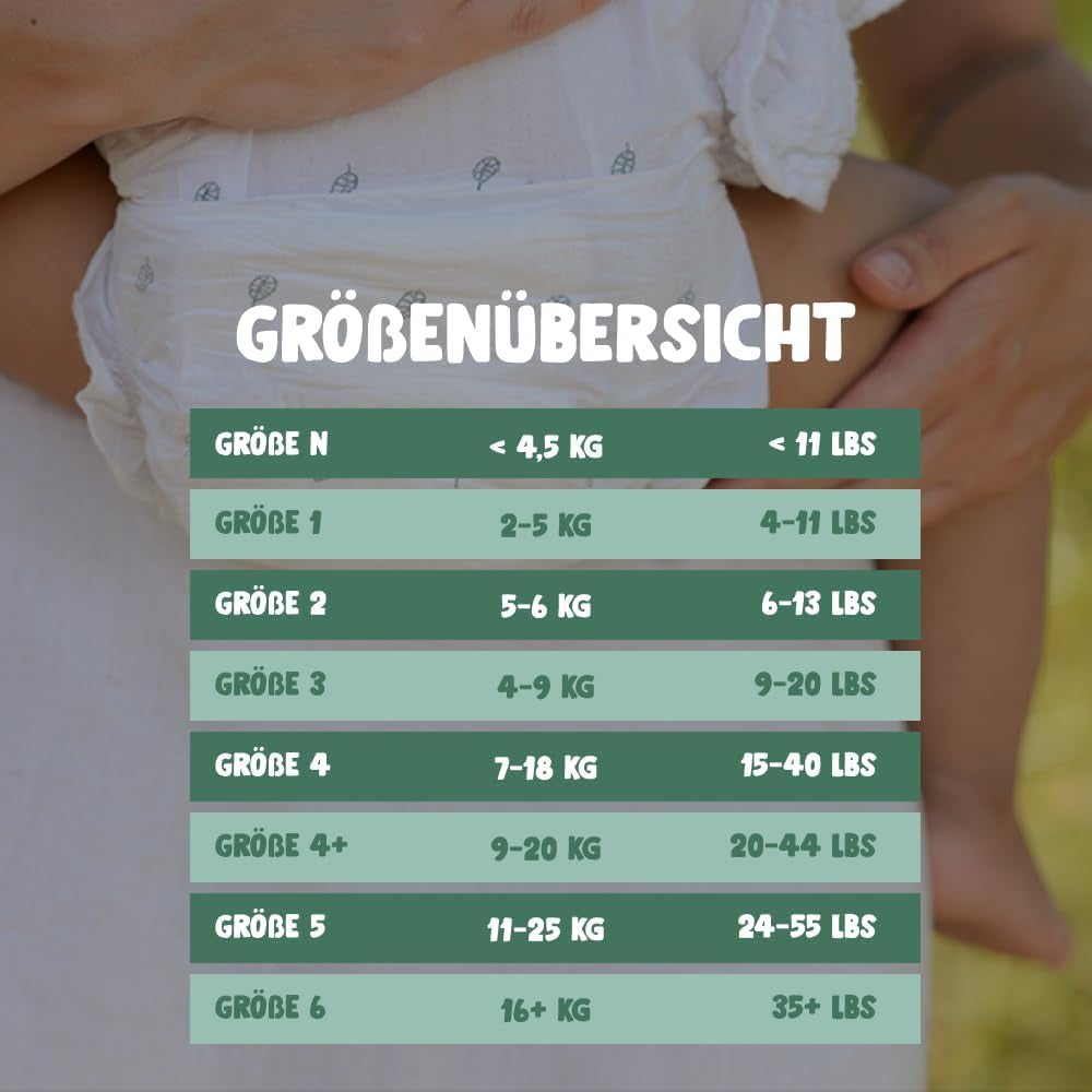 Eco Diapers Eco by Naty Baby Eco Diapers - premium biologische luiers, milieuvriendelijk, gemaakt van plantaardige materialen, ideaal voor de gevoelige babyhuid (maat 5 - 80 stuks)