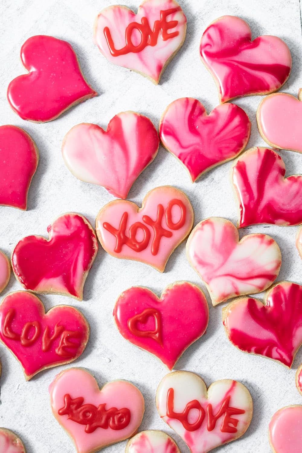 RUF, glazuur voor het schrijven op taarten, koekjes, cakes, glutenvrij, vegan, 4 x 25 gram Glazuren en Decor Naty Shop