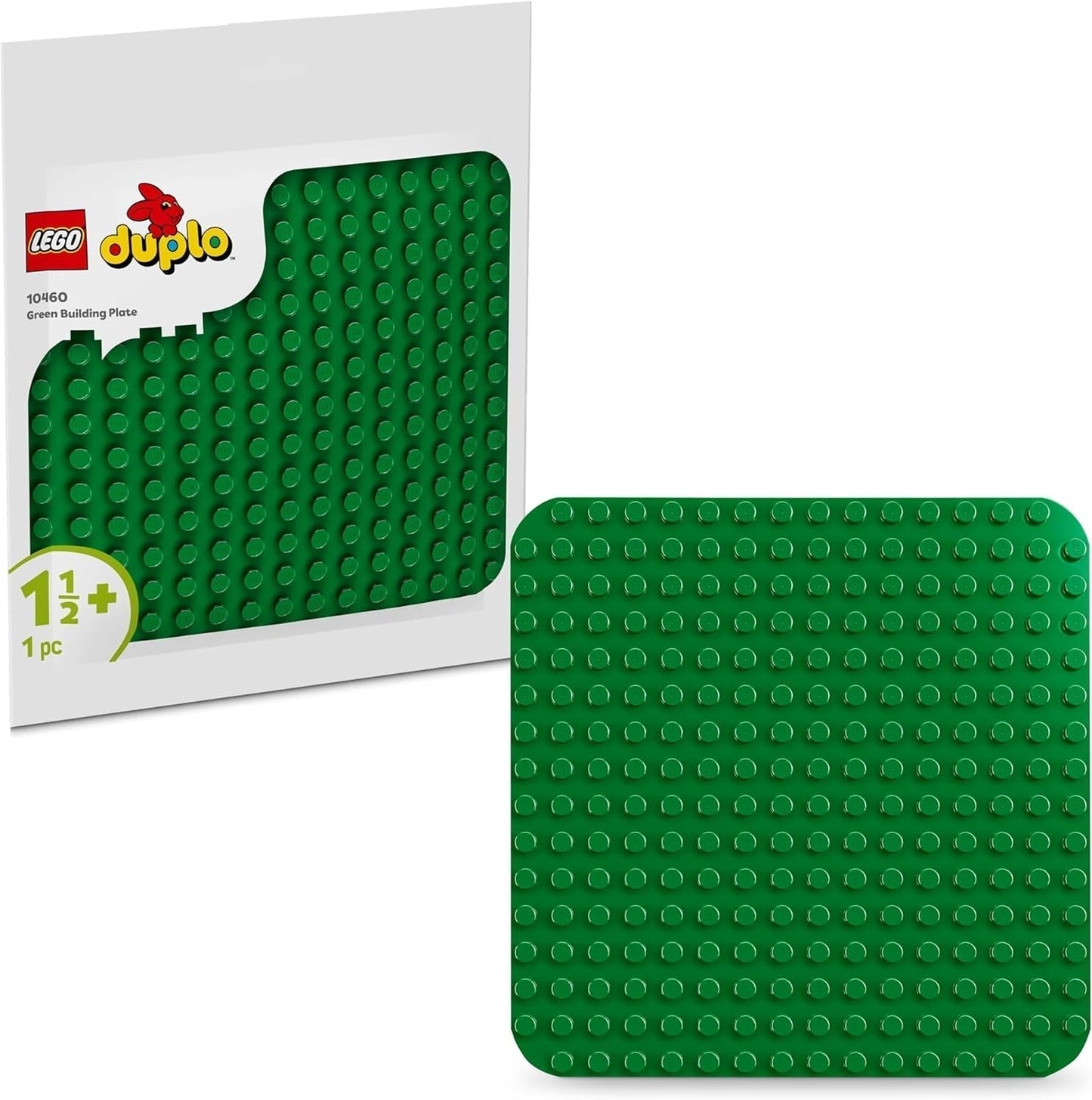 LEGO DUPLO bouwplaat in het groen, Bouwspeelgoed voor peuters vanaf 18 maanden, Voor het tentoonstellen van modellen, Laat kleuters creatief bouwen en fantasierijk spelen, Educatief speelgoed 10460 Bouwsets Besuche den LEGO-Store Standaard titel