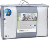 Badenia Trendline Eco dekbed Aerelle Blue Duo 135 X 200 Cm, Wit, Öko-Tex gecertificeerd, Geproduceerd volgens de Duitse kwaliteitsnorm Dekbedden en dekbedden Naty Shop