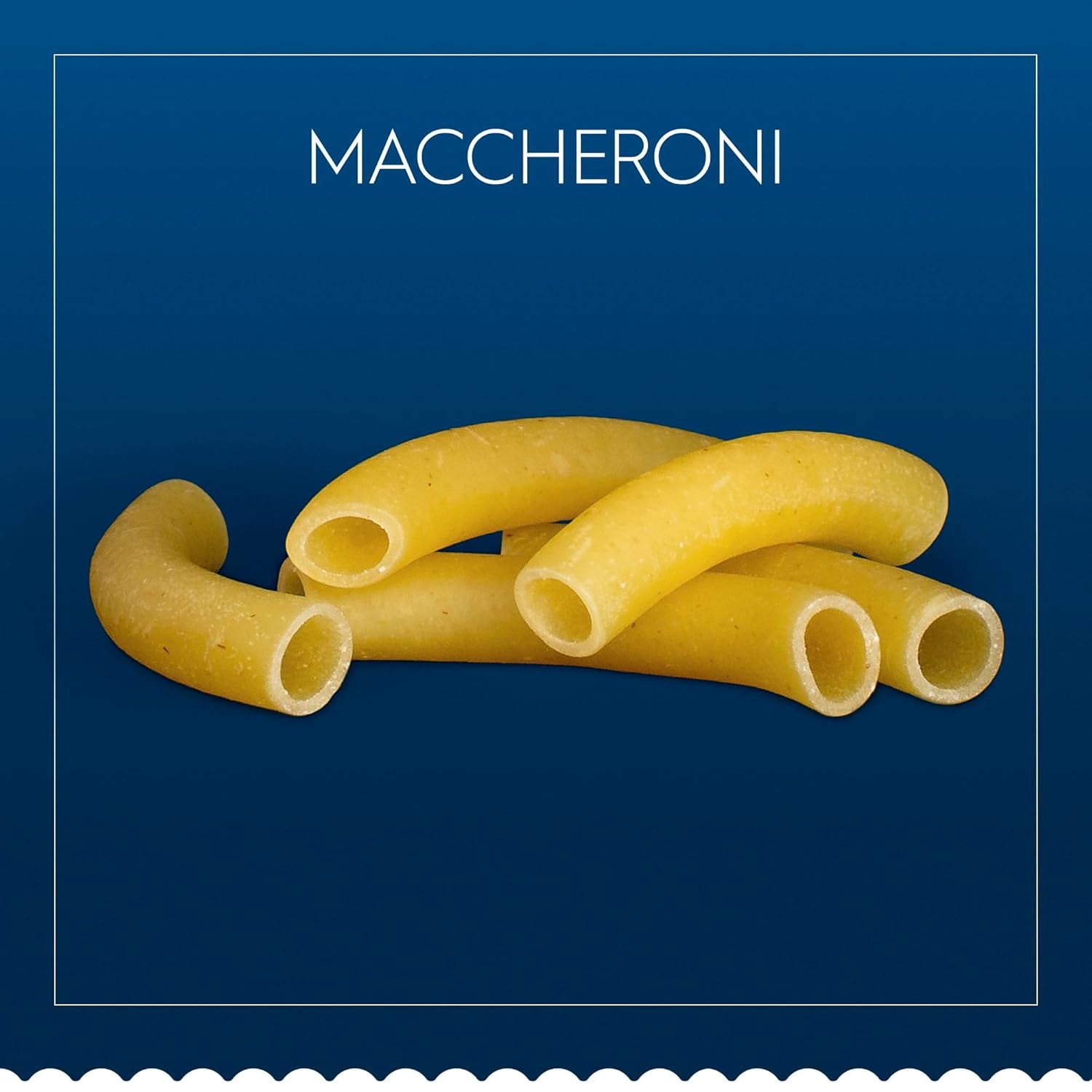 Pasta Barilla Klassieke Maccheroni nr. 44 durumtarwe van hoge kwaliteit, altijd beetgaar, 500 g