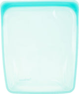 Stasher Bag Premium siliconen herbruikbare voedselzak Halve gallon Blauw Duurzaam Oven Vaatwasmachine Vriezerbestendig Milieuvriendelijk Lunchtas Voedselbereiding 1893 ml Voedselopslagdozen Naty Shop Aqua