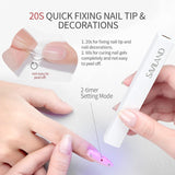 Saviland UV-lamp voor gelnagels: Mini U V-lamp voor nagelsSchützen Sie Die Haut Wiederaufladbar Klein LED Nagellack Trocknergerät Für Nagellack Aufbaugel Nail Tips Nagelkleber Geschenken voor Frauen