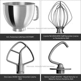 KitchenAid Artisan 5KSM125EER kommixer, 300W, 4,8L Naty Shop