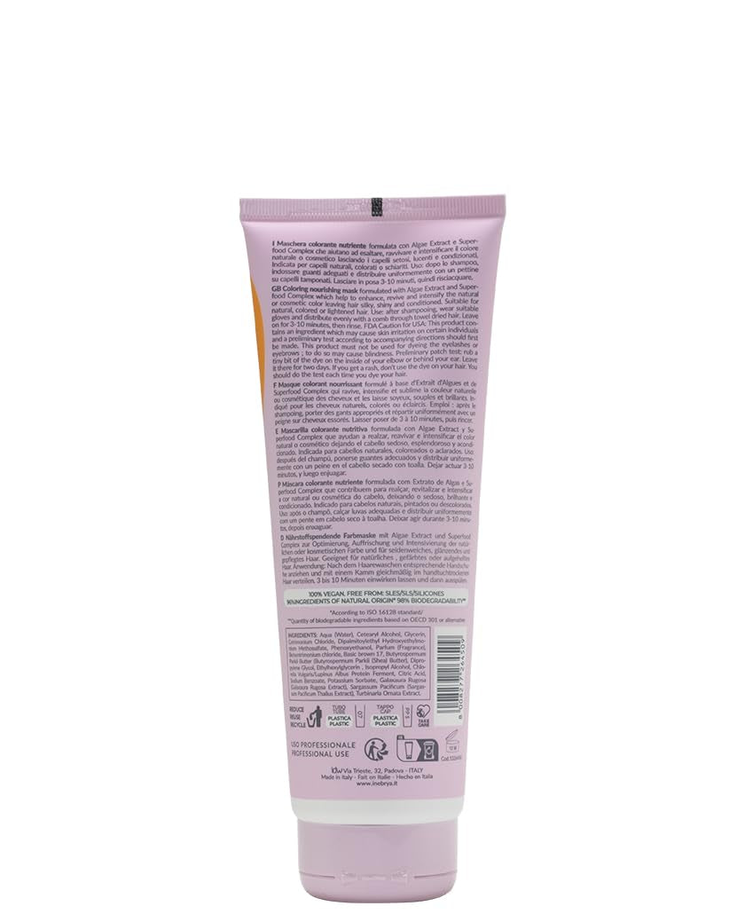 INEBRYA KROMASK gekleurd masker, voedend, honing, 250 ml Naty Shop haarmasker
