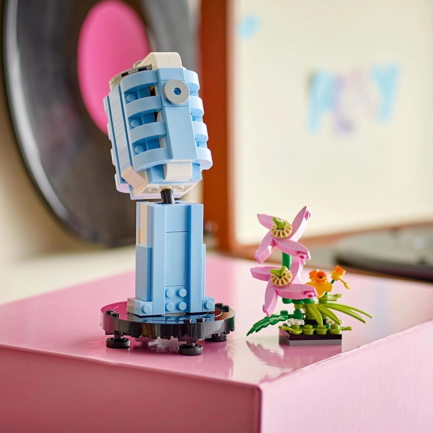 LEGO Creator 3In1 discspeler met bloemen - speelgoed om te bouwen tot radio of microfoon - muzikaal speelgoed voor kinderen - creatief cadeau-idee voor meisjes en jongens vanaf 8 jaar 31172 Bouwsets Besuche den LEGO-Store