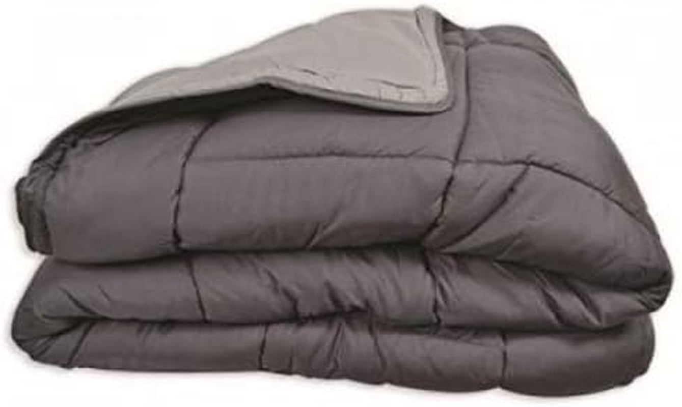 Poyet Motte Calgary Dekbedovertrek Polyester Staal/Zilver, Polyester, Staal/Zilver, 220X160X1 Cm Dekbedden en dekbedden Naty Shop 220X160X1 cm