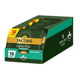 Jacobs Crema Balance Pads, Senseo-compatibele Pads, 5 x 18 Getränke, 90 Kaffeepads