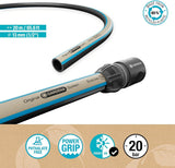 Gardena EcoLine slang 1/2 inch, 20 m zonder systeemcomponenten: Duurzame tuinslang van gerecycled plastic, vrij van ftalaten en schadelijke stoffen, sterke gripfunctie, vorst- en UV-bestendig (18930-20)