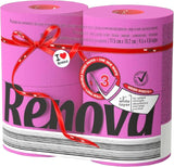 Renova toiletpapier, groen, 4 rollen