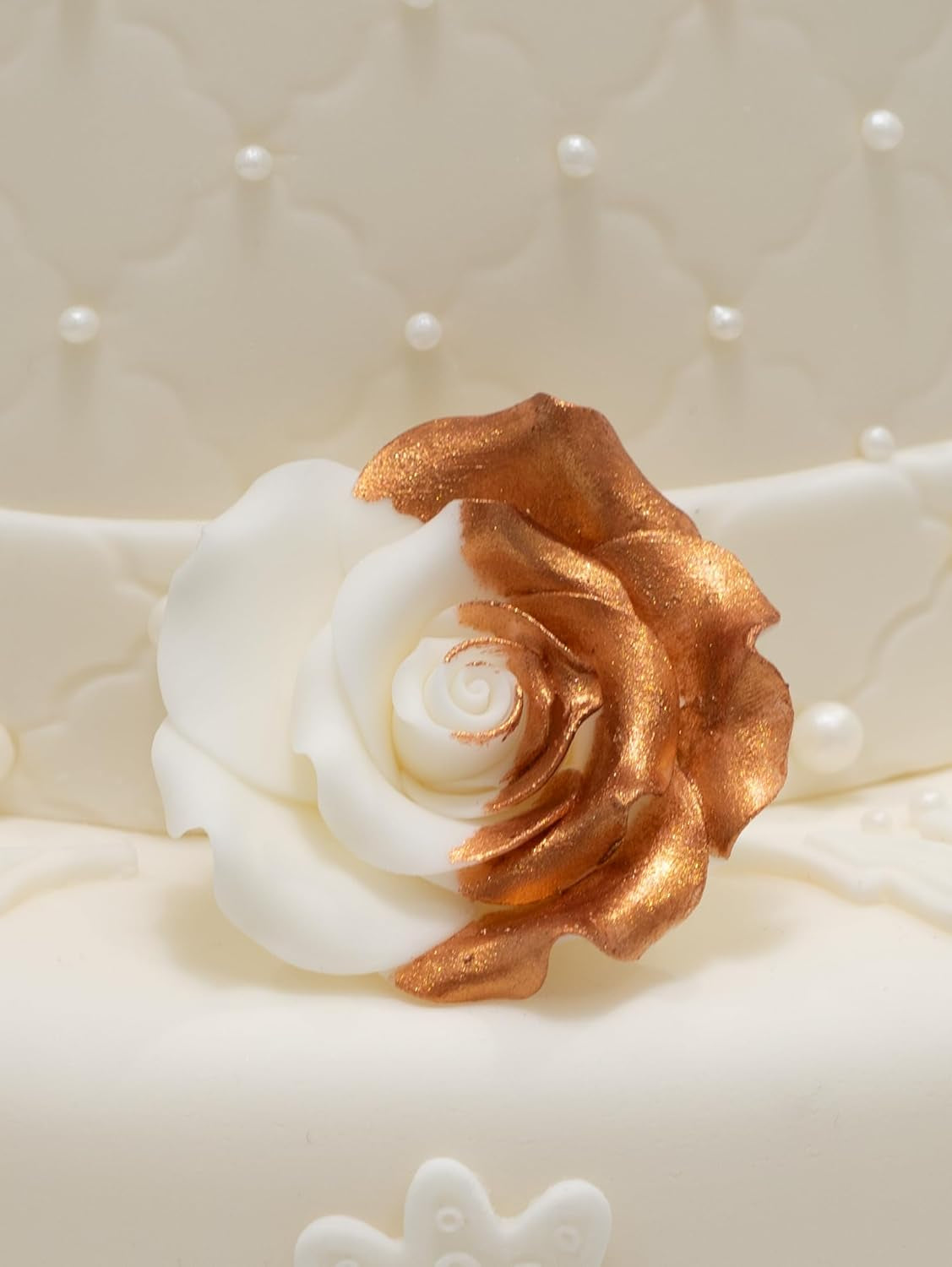Eetbare kleurstof Sugarflair Lustre Blush Rose Gold - Eetbare glanspoeder voor cakes, muffins, chocolade, gebak, desserts, ijs, drankjes, cocktails en meer - 4g