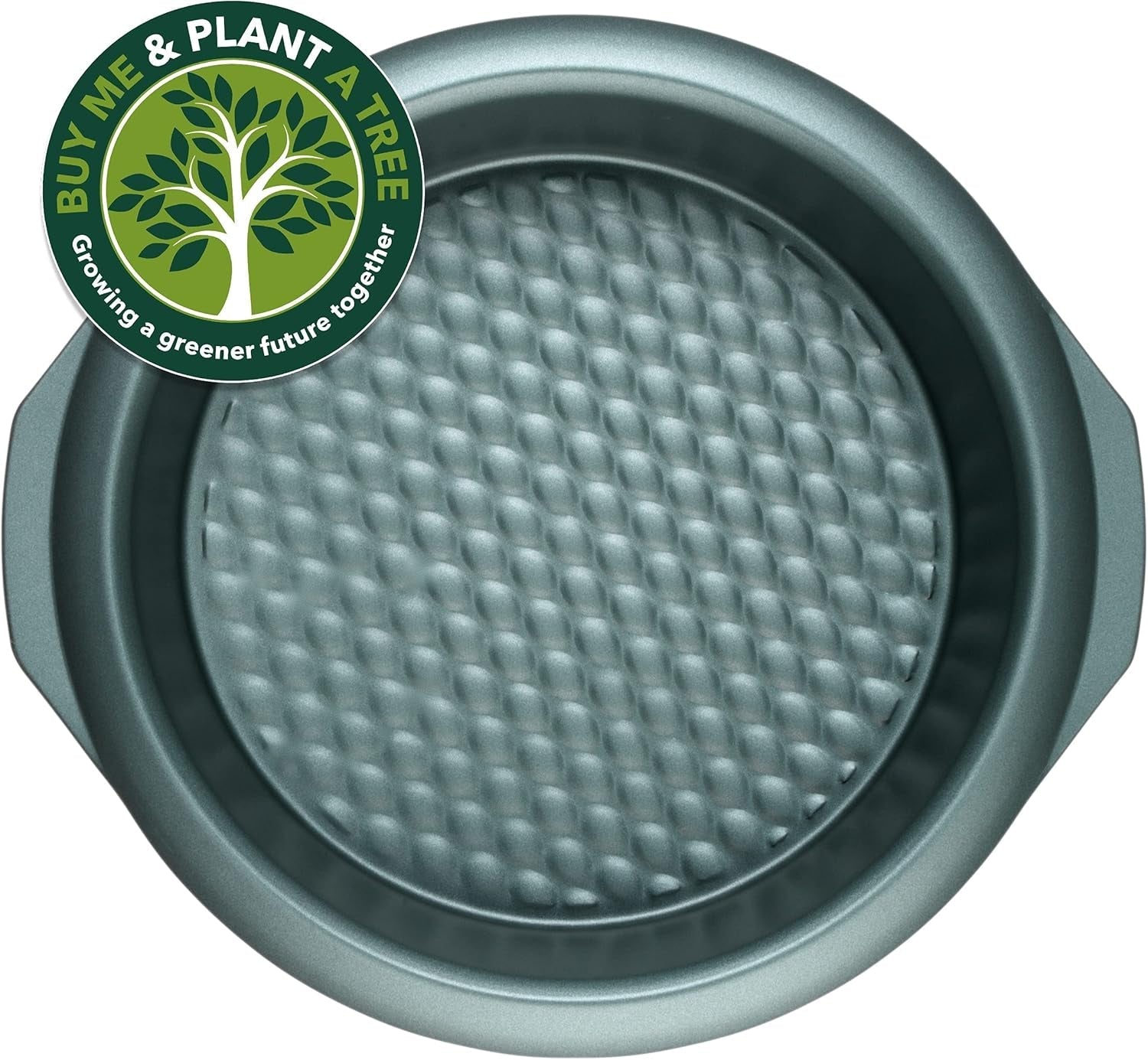 Progress BW09819G2EU7 Shimmer Kollektion, Ronde Backform Aus Kohlenstoffstahl Mit Antihaftbeschichtung, Ideal Für Pies, Kuchen, Torten en Quiches, 28 Cm, Grün Vormen en bakplaten Naty Shop