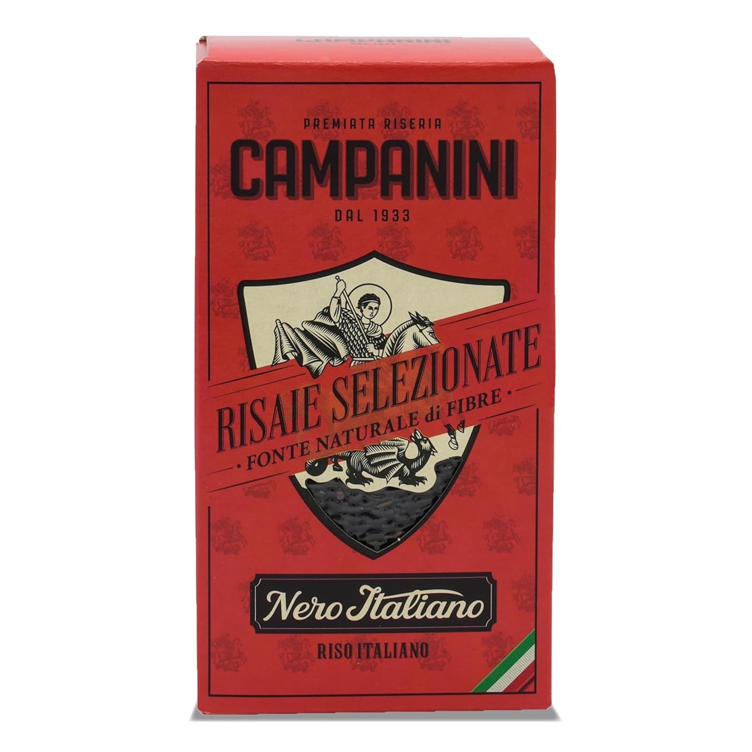 RISO NERO Zwarte Rijst RISERA CAMPANINI 500g uit Italië Oosterse Rijst