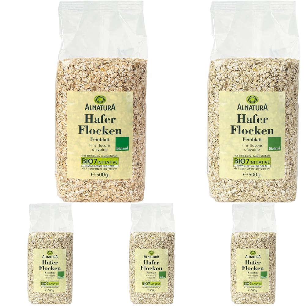 Biologische havermout, kleine vlokken, 500g (1 pakje)