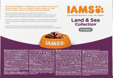 IAMS Delights Land & Sea Collection Natvoer voor katten - Assortiment vlees en vis Multipack in saus, Natvoer voor katten vanaf 1 jaar, 12 x 85 g