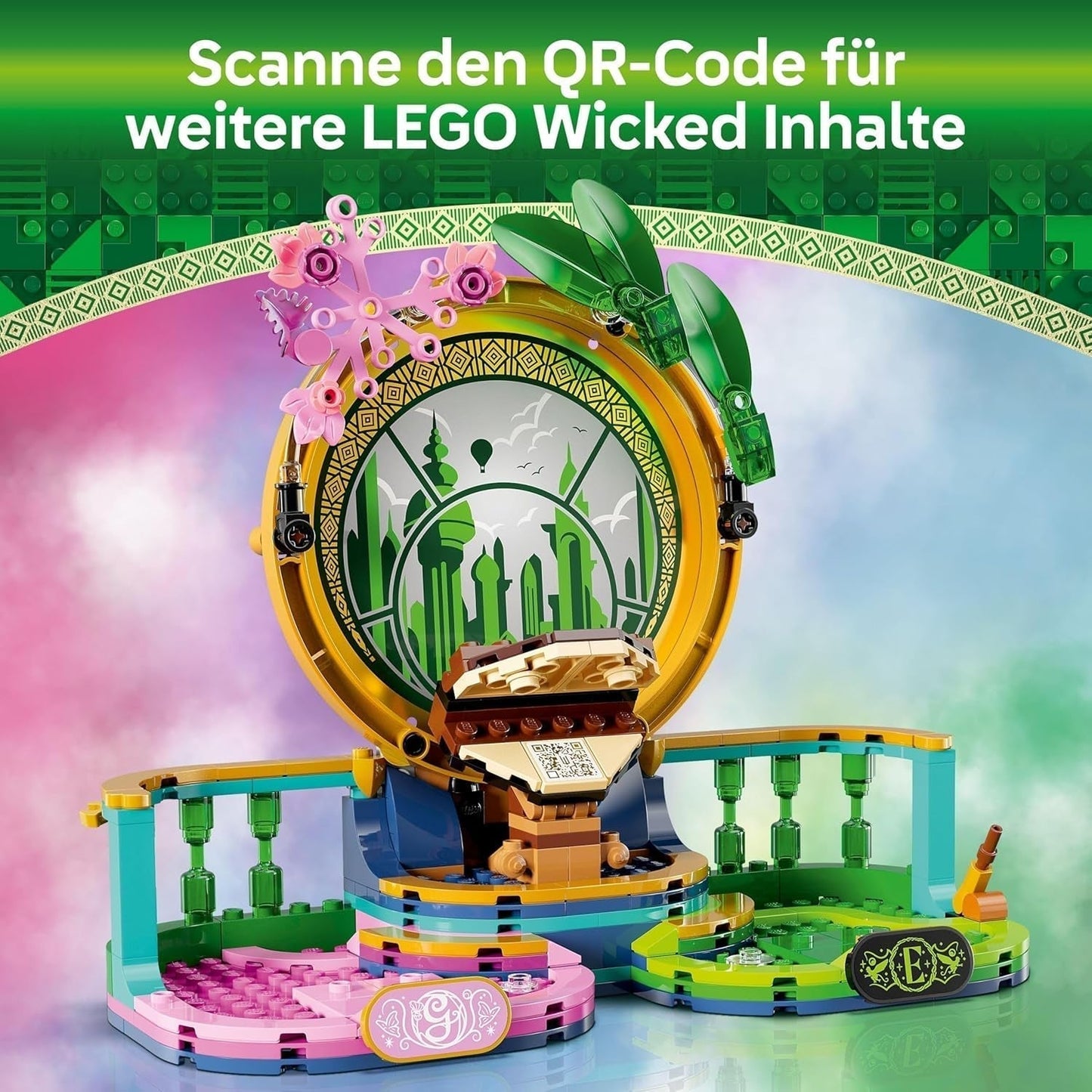 LEGO Wicked Elphaba en Glinda poppen - Heksen van Oz verzamelfiguur speelgoed - creatief cadeau voor meisjes ouder dan 10 en fans van de film - 75682 Bouwsets Besuche in LEGO-Store