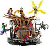 LEGO 76261 Marvel Spider-Man's Big Showdown, Spider-Man: No Way Home set met 3 minifiguren Peter Parker plus Green Goblin, Electro, Sandman, Ned, Doctor Strange en MJ, verzamelmodel Bouwsets Besuche in LEGO-Store