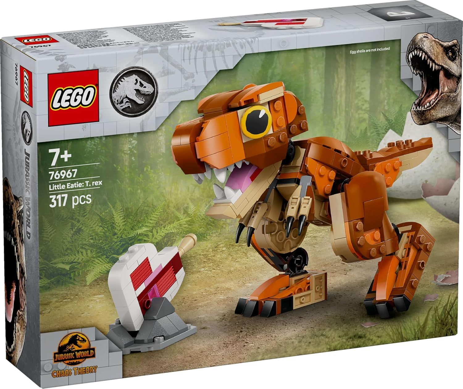 LEGO Jurassic World Little Eatie: T.Rex bouwspeelgoed voor jongens en meisjes 7 jaar oude dinosaurusbouwset Kindercadeaumodel met beweegbare mond, kop en staart 76967 Bouwsets Besuchen in LEGO-Store