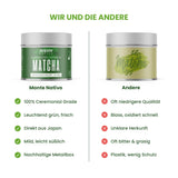 Monte Nativo Ceremonial Matcha Poeder (40g) - perfect voor matcha thee, lattes en smoothies - groene thee uit Japan - ceremoniële kwaliteit, in metalen doos - 100% puur, glutenvrij, fijngemalen