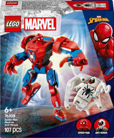 LEGO Marvel Spider-Man Mech versus. Anti-Venom - Superheldenspeelgoed met 2 minifiguren - Actiefiguur met beweegbare armen, benen en vingers - Cadeau voor jongens en meisjes vanaf 6 jaar 76308 Beschouw de LEGO-Store bouwsets