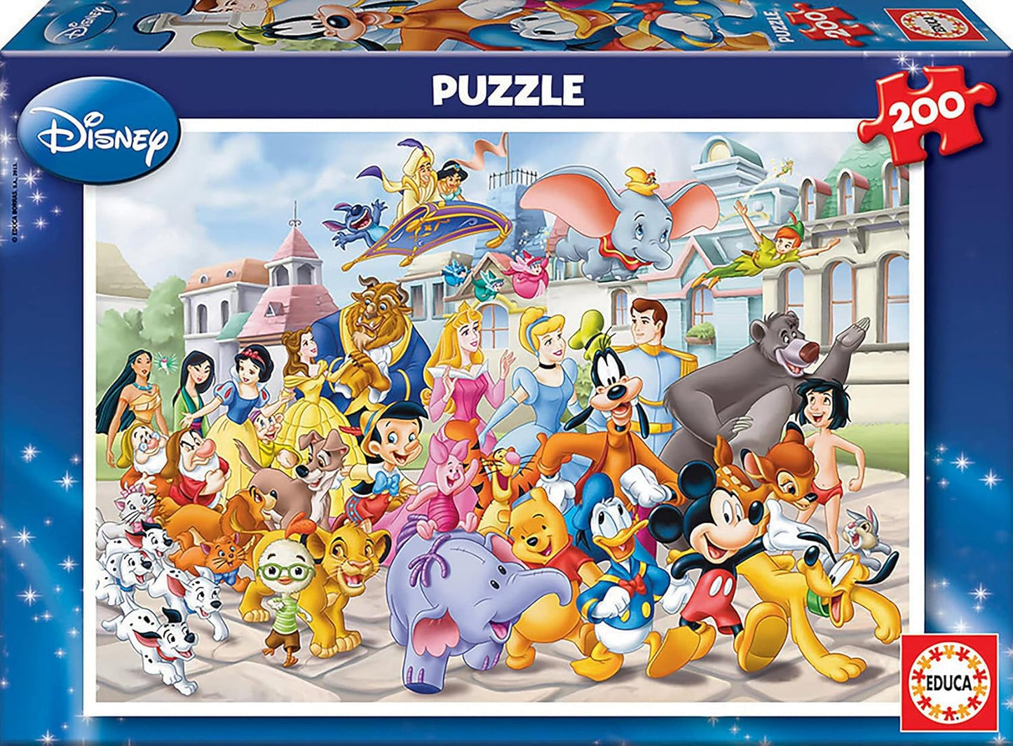 Educa - Puzzel 200 stukjes | Disney Parade, puzzel van 200 stukjes voor kinderen vanaf 6 jaar, Disney World (13289) Puzzel Naty Shop Standaard titel