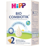 HiPP 2 Biologische Combiotik (4 x 600g), opvolgmelk na 6 maanden, met zetmeel, natuurlijke culturen van melkzuur, GOS, Omega-3 (DHA, ALA), van de beste biologische kwaliteit