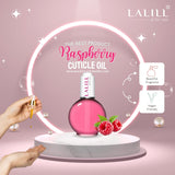 LALILL Nagelriemolie 75Ml - Himbeere Nagelpflegeöl - Nagelöl Pflege Für Nägel Nagelhaut - SPA Maniküre Naildesign Hände - Veganistisch - Met pipet