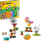 LEGO Classic Creatieve Dieren Kleurrijke stenen Box Build Brick Dierenfiguren Hond, Kat, Konijn, Hamster en Vogel Bouwspeelgoed voor jongens en meisjes vanaf 5 jaar 11034 Bouwsets Besuche in LEGO-Store Single