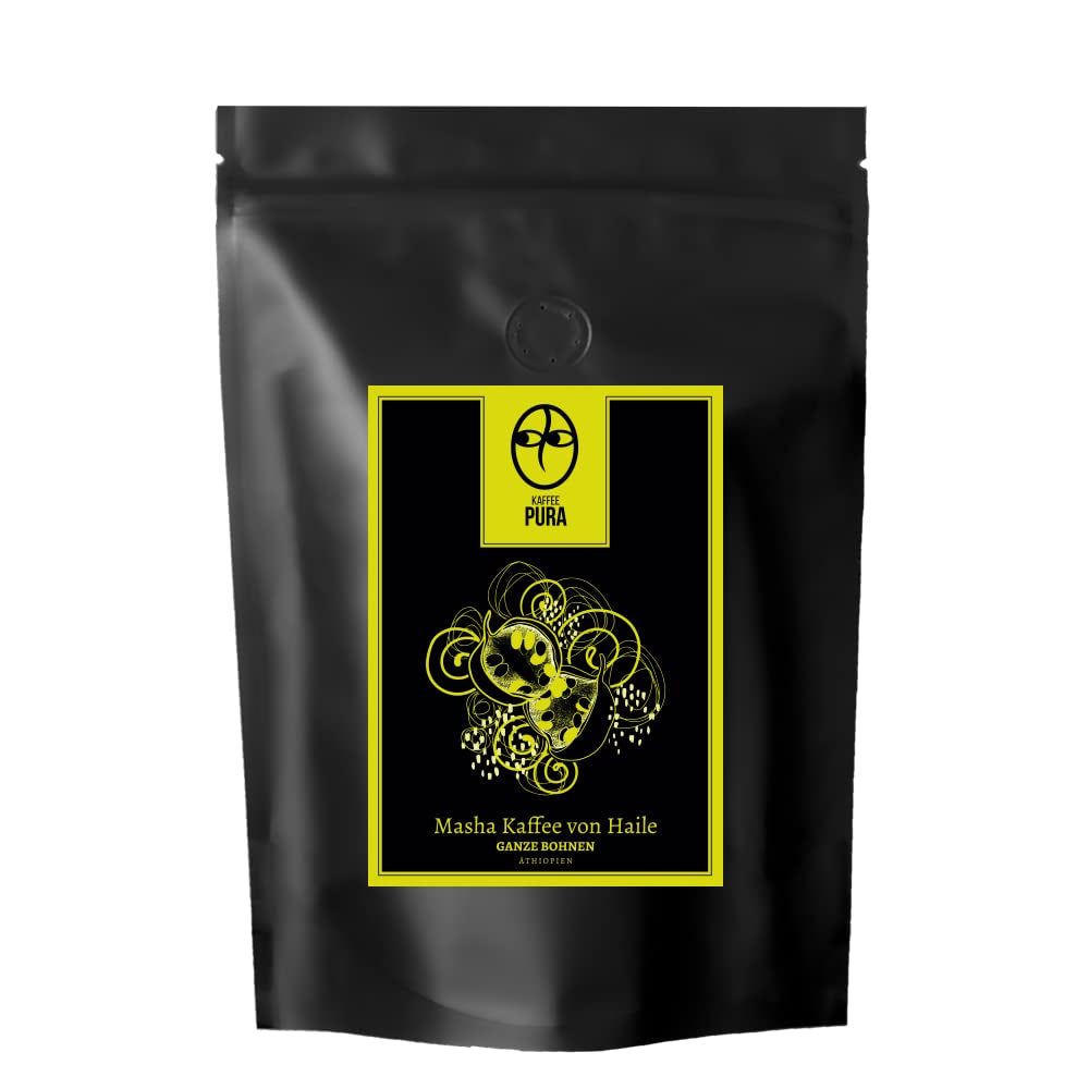 Masha koffie van Haile-bio, hele koffiebonen 500g