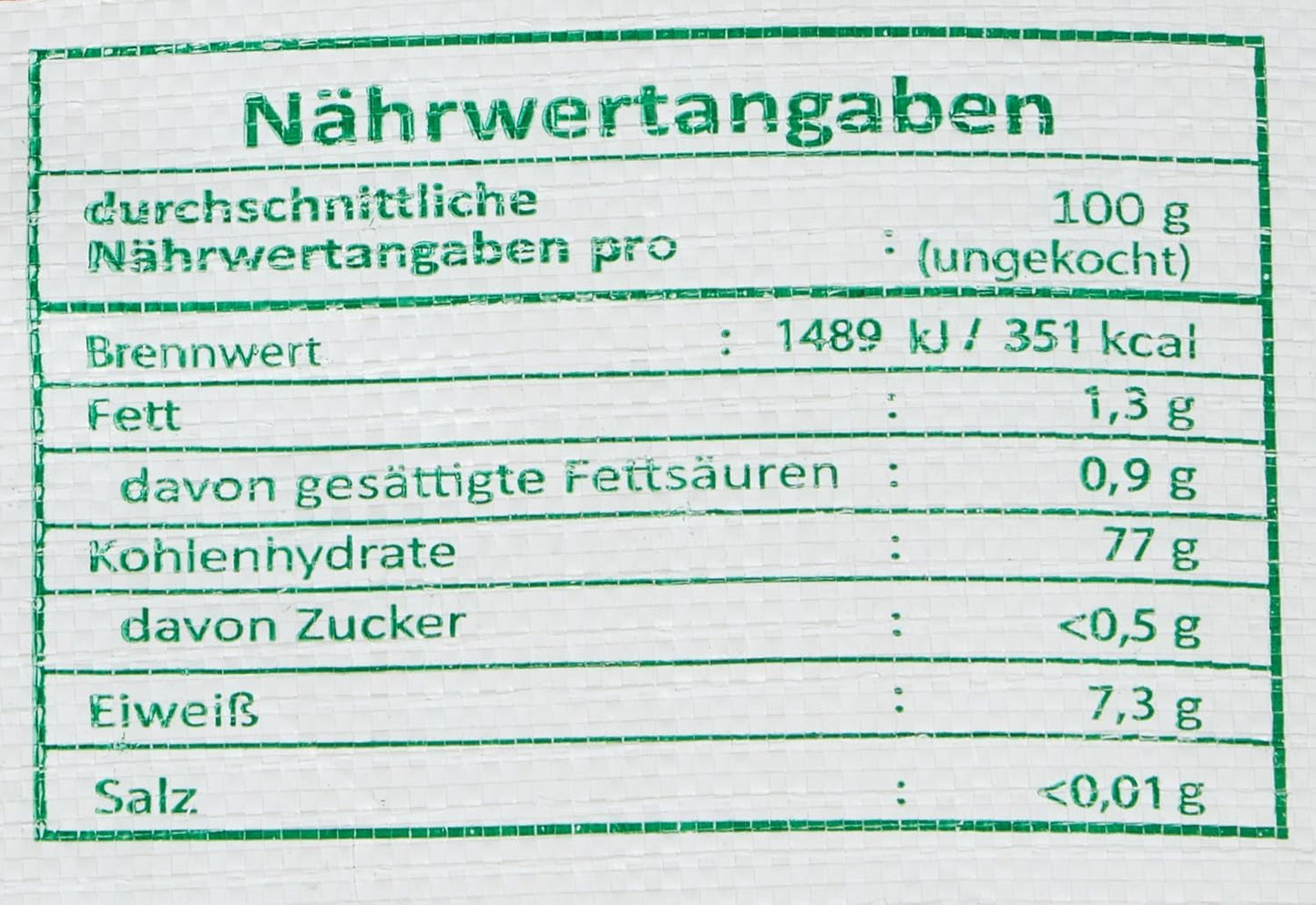 Geurige rijst, langkorrelige 100%, 1 pakje (1 x 22,7 kg)