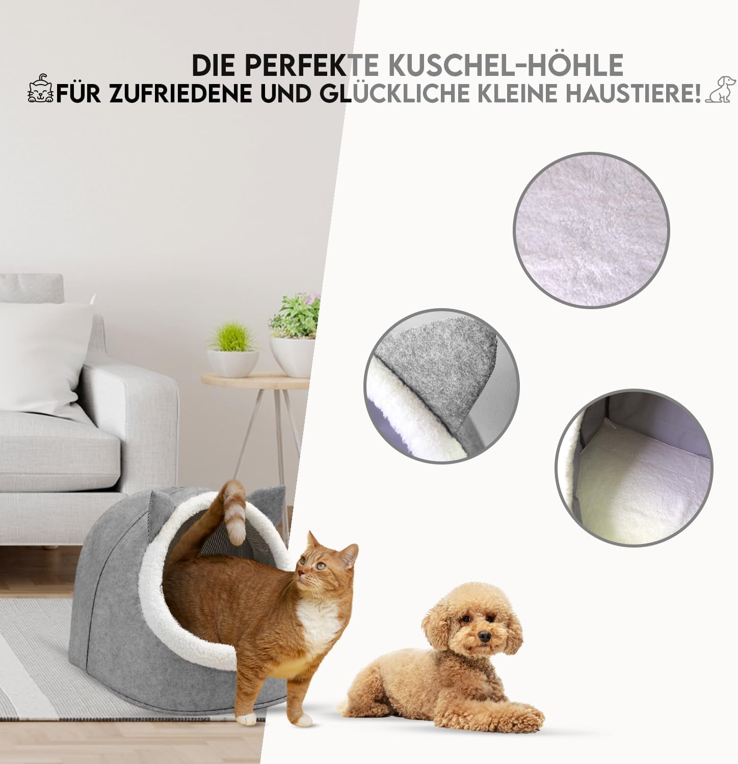 Dekens en meubels, Huisdieren, Grotten & Huizen, Katten, Kattenbedden, Katten - bedden, matrassen