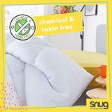Just Right Snug dekbed, 10,5 tog, holle vezel, wit, tweepersoonsbed Dekbedden en dekbedden Naty Shop