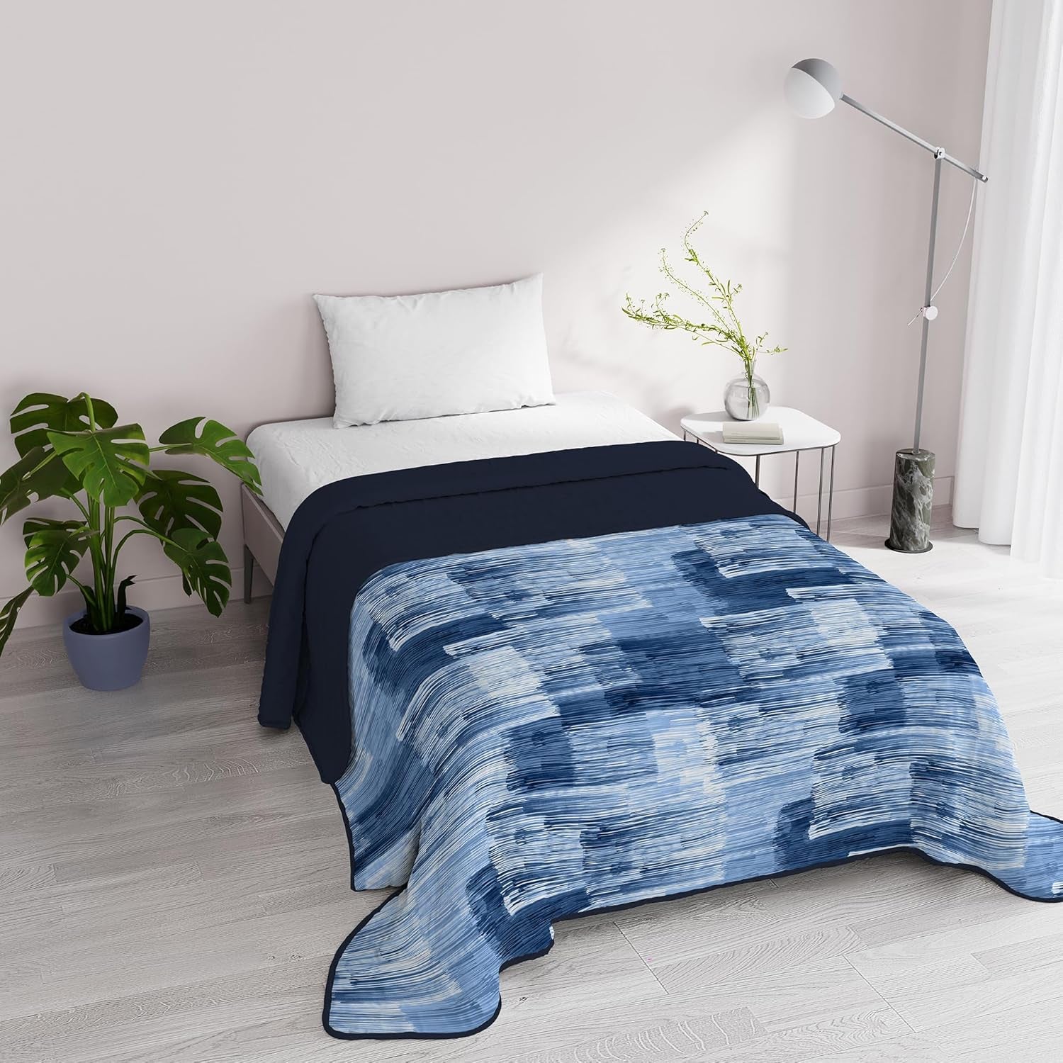 Fantasy Italiaans beddengoed microvezel zomer 1,5 bedden Murrine spreien en dekbedden Naty Shop Dye 1 Posto E Mezzo
