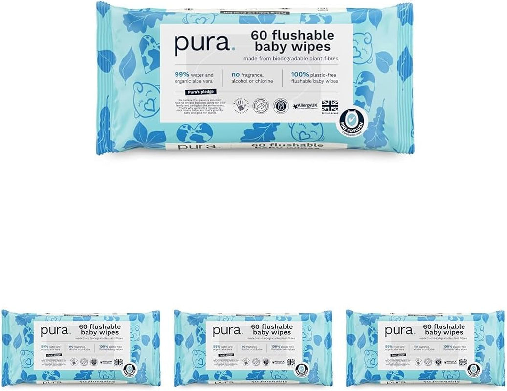Eco-vriendelijke wegwerp-babydoekjes voor de gevoelige babyhuid 70 doekjes (1 pak) 99% water 100% plasticvrij voor gevoelige huid Eczeemgevoelige pasgeborenen Biologisch afbreekbaar Veganistisch