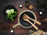 Creatable, 30007, Soft Touch-serie, 2-delige serviesset, steengoedsaladeset, vaatwasser- en magnetronbestendig, gemaakt in Portugal