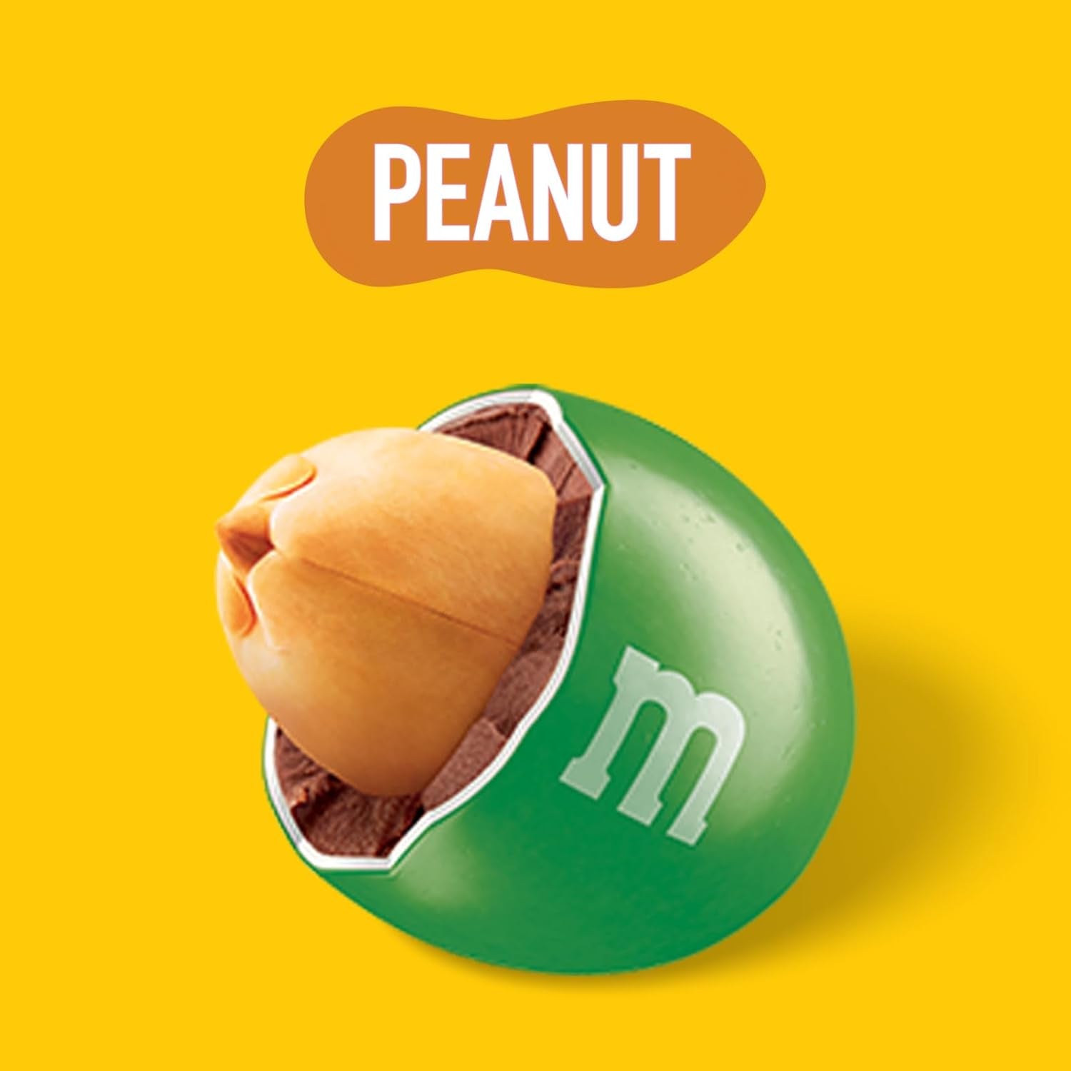 M&M's Pinda Chocolade Bulkverpakking 24 x 45g Chocolade Pinda Smaak Linzen Chocolade Cadeau (1080g) Ideaal als traktatie met voetbalthema