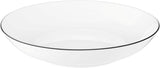 Seltmann Weiden serviesset 001.737148 Lido - 6 dinerborden + 6 onderborden - 12 delig - Black Line