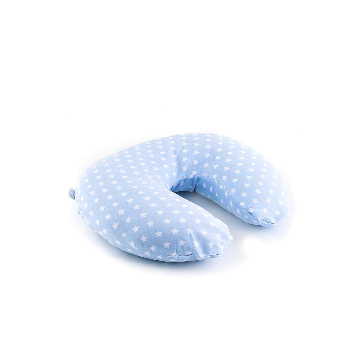 4108-12 Hoes en vulling voor voedingskussen, 50 x 60 cm Babyvoeding en voedingsaccessoires Naty Shop Blau