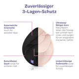 Lansinoh Lichtroze en zwarte wasbare zoogkompressen - 8 stuks, Ultra absorberende en BIO tepelzalf Accessoires Voeding en Borstvoeding Bebe Naty Shop