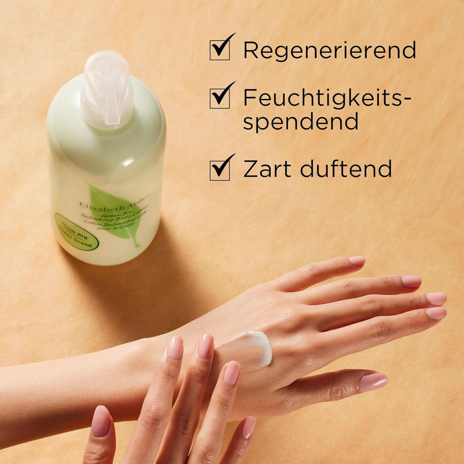 Elizabeth Arden - verfrissende bodylotion met geur van groene thee-extract, 500 ml Douche en bad Naty Shop