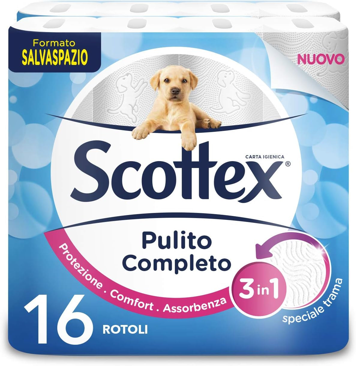 Toiletpapier, verpakking van 16 maxirollen - 1830 G | 16 stuks (pak van 1)