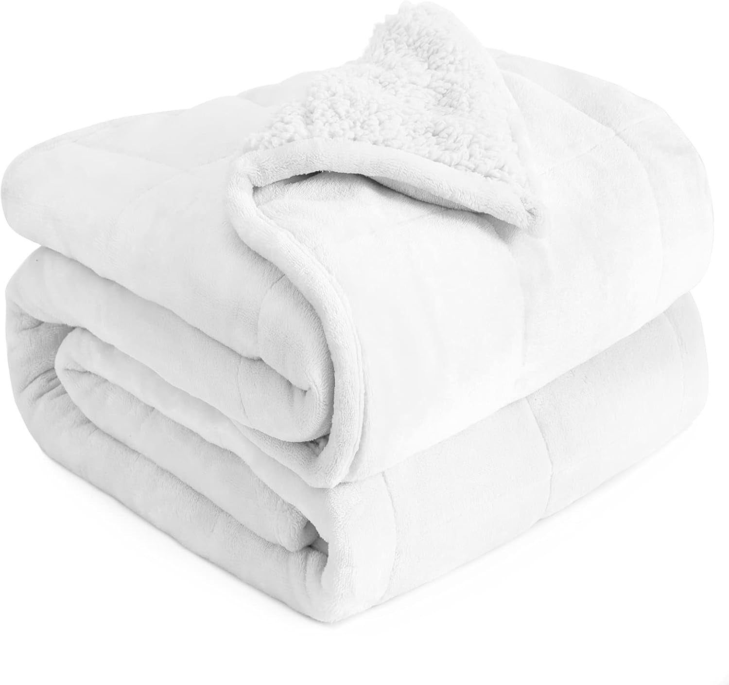 Cottonblue verzwaarde deken 6,8kg Queen size flanel Shaggy Sherpa verzwaarde deken voor volwassenen Comfortabele verzwaarde dekens voor rustgevend en ontspannend Zware dekbedden 152,4 X 203,2 Naty Shop Quilts & Quilts Sneeuwwitje 48 X 72 15 Lb