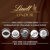 Lindor chocoladebolletjes 70% extra pure cacao | Zak van 137 g | Ongeveer. 10 bolletjes fijne pure chocolade met smelt-in-je-mond-vulling | Geschenk van chocolade | Chocolade geschenk