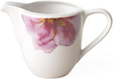 Villeroy & Boch - Rose Garden Melkmok, 280 ml, Premium porselein, wit/roze
