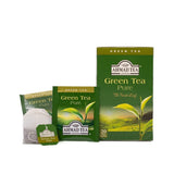 Ahmad Tea - Groene thee - Smaakverzegelde, individueel verpakte theezakjes met 2 g thee per portie - 20 theezakjes met bandjes (pak van 2)